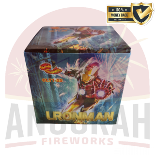 Kembang Api Cake Iron Man 25s 1" 